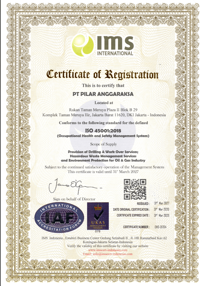 ISO 45001 Occupational Health and Safety